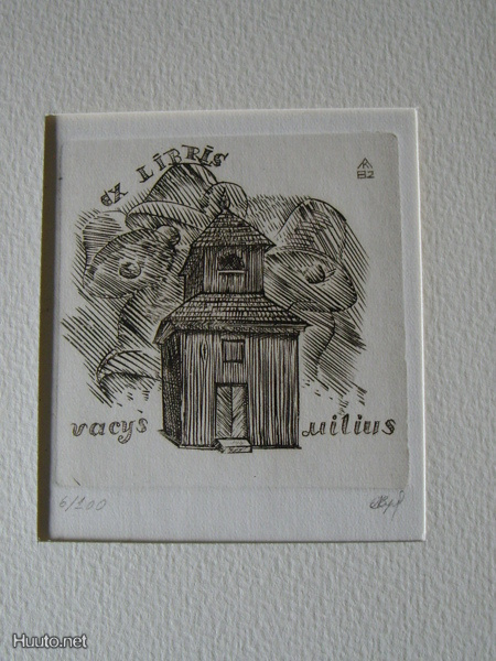 Exlibris L.Kuris Vacy´s milius 6/200 Unkarilainen?