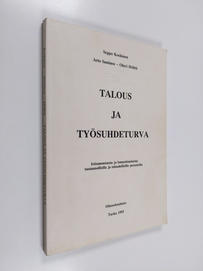 Seppo Koskinen : Talous- ja työsuhdeturva