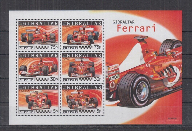 AUTOT Formula 1 Ferrari blokki GIBRALTAR **