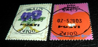 LAPE 1641 JA 1656 NAPPI LOISTO ENSIPÄIVÄ SALO LEIMAT.