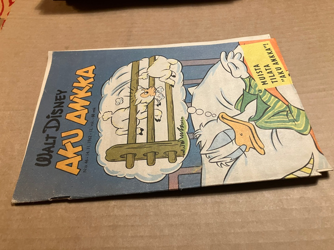 AKU ANKKA 18/1962 +tilauskupongit