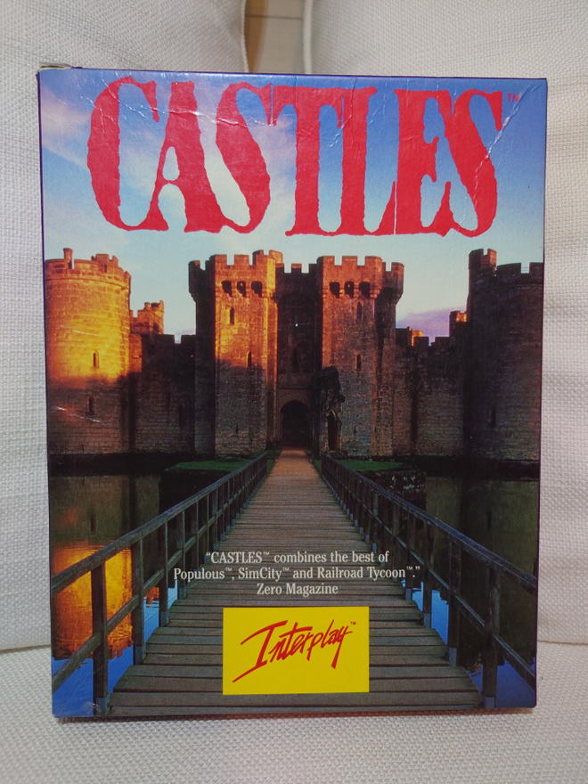 PC big box: Castles (Interplay, 1991) 5.25" disketit