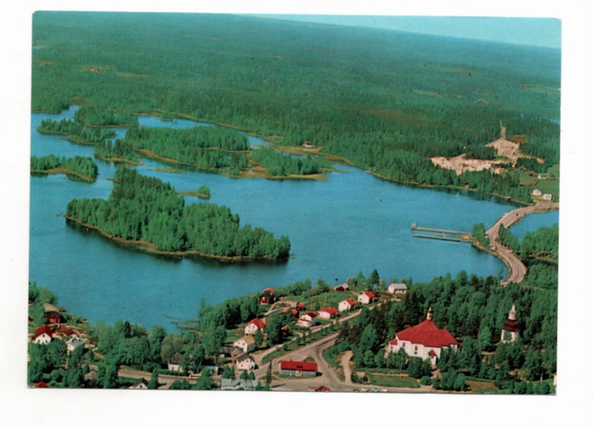 Kangasniemi: ilmakuva (Tmi Karhumäki n:o 357, väri)