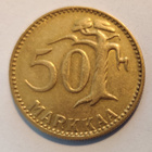 50 markkaa, sarja olympiavuodesta rahanuudistukseen - pikkukuva 1