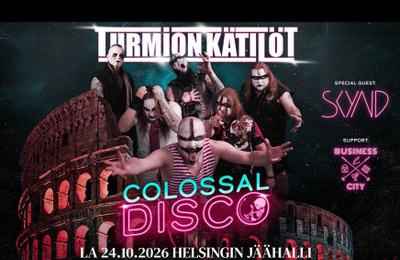 2 lippua Turmion Kätilöt keikalle 24.10.2024, Helsinki