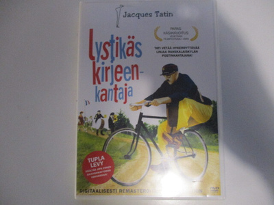 DVD LYSTIKÄS KIRJEENKANTAJA