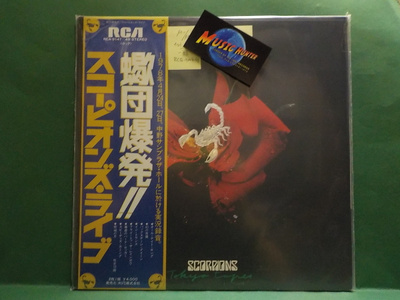 SCORPIONS - TOKYO TAPES M-/M- 1ST JAPAN -78 PRESS LP