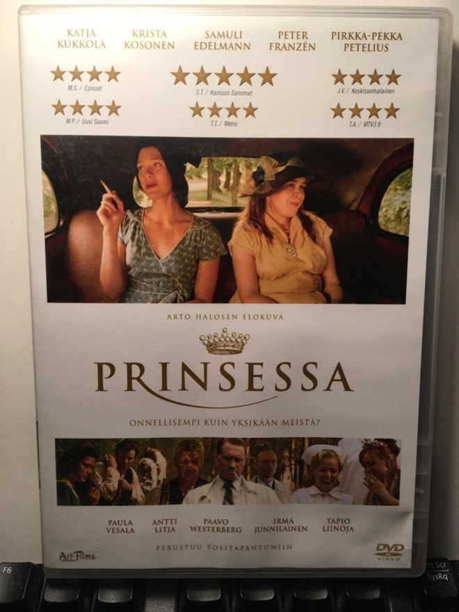 PRINSESSA, DVD, Halonen, Kukkola, Kosonen, Litja