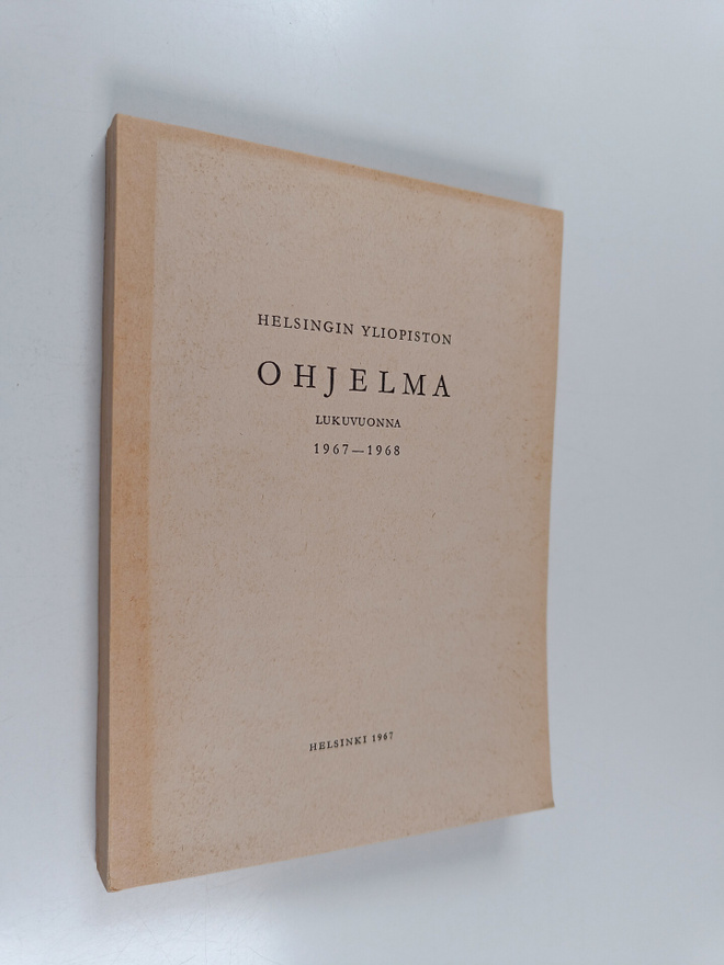 Helsingin yliopiston ohjelma vuonna 1967-1968