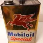 Vanha Mobiloil öljykanisteri - pikkukuva 1