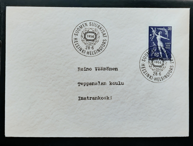 1956 FDC Suurkisat