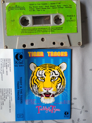 C-KASETTI: TEDDY AND THE TIGERS : BURN IT UP