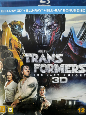 TRANSFORMERS THE LAST KNIGHT BLU-RAY 3D