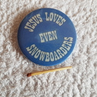 RINTANAPPI JESUS LOVES EVEN SNOWBOARDERS - pikkukuva 1
