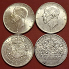 Ruotsi, 4 x 2 Kr hopeaa: 1897, 1907, 1938 Nova Suecia. ( 2) - pikkukuva 2