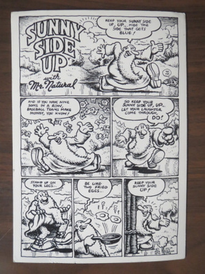 Robert Crumb: Sunny Side Up - sarjakuvakortti