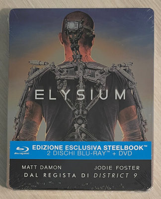 Neill Blomkamp: ELYSIUM (2013) Limited Steelbook (UUSI)