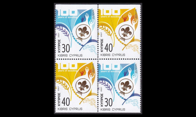 Kypros 1096-7DD ** Europa partio vihkoneliö (2007)