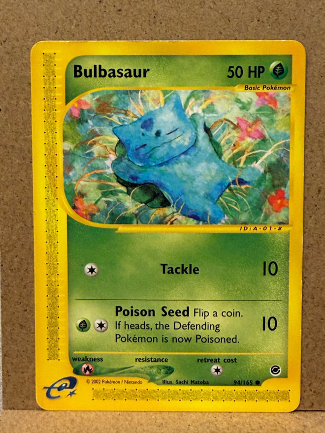 Pokémon Bulbasaur 94/165 – Expedition Base Set (2002)