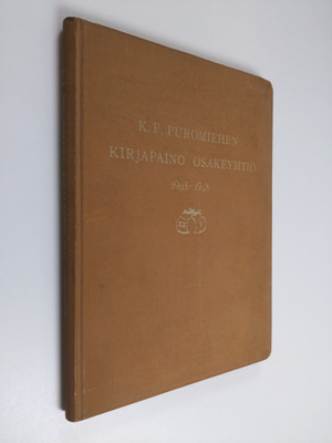 K. F. Puromiehen kirjapaino osakeyhtiö : 1903-1928
