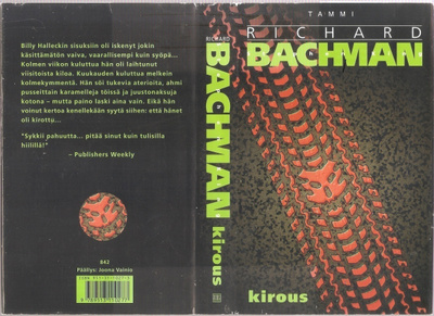 Bachman, Richard: Kirous, Tammi 1997 , skp., K3