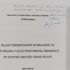 Seija Jaakkola : Silage fermentation in relation to the f... - pikkukuva 2