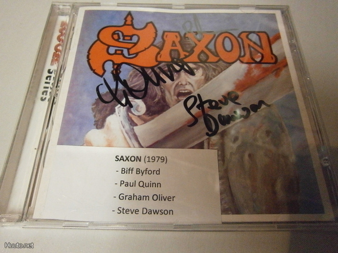SAXON - S/T CD NELJÄLLÄ NIMMARILLA