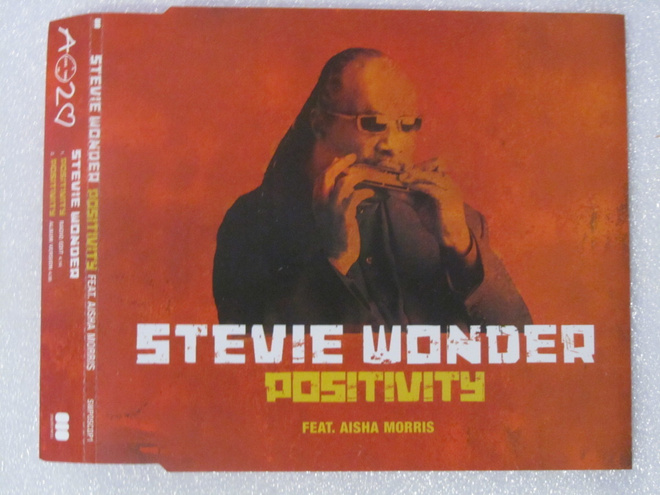 Stevie Wonder Feat Aisha Morris • Positivity PROMO CD-Single
