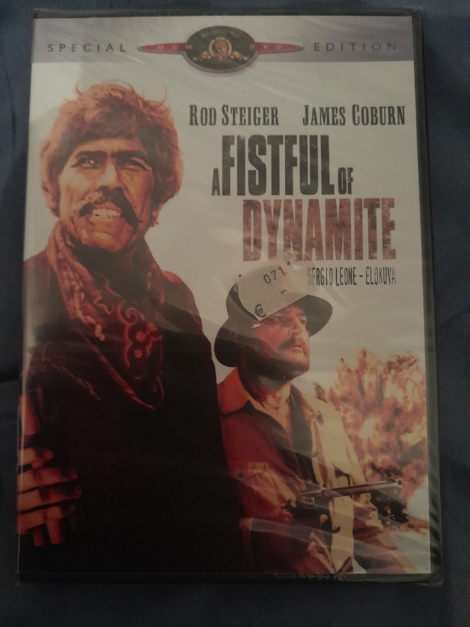 A fistful of dynamite dvd,maahan,senkin hölmö,james coburn,s