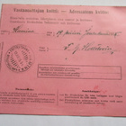 1915 Enso sens ristisiteen postiennakko Haminaan - pikkukuva 2
