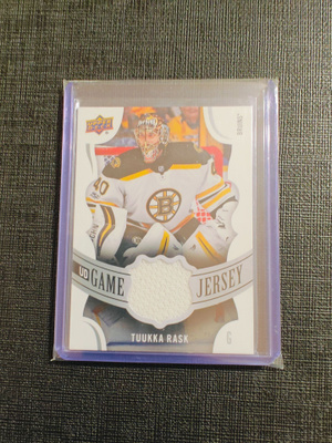 Tuukka Rask - 18-19 UD Game Jersey