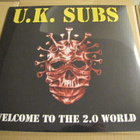 UK Subs Welcome to the 2.0 world LP & CD  Kelt kansi  2022 - pikkukuva 1