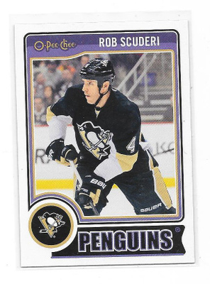 2014-15 OPC #469 Rob Scuderi Pittsburgh Penguins