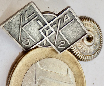 VANHA Ruuvimerkki KYK 32 Hopeaa 1931