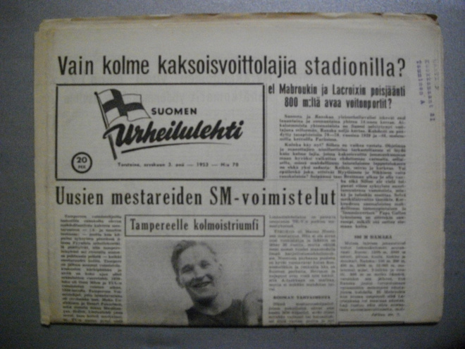Suomen Urheilulehti Nro 70/1953 (12.3)