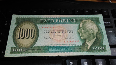 Hungary Unkari 1000 Forint 1993 P176 VF