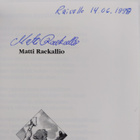 Matti Raekallio : Runoratsun kyydissä (signeerattu, tekij... - pikkukuva 3