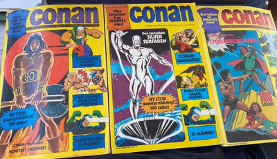 Conan 1/1973, 1-6/1974, 1-2/1975 - Ruotsi