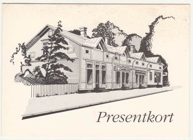 Åland Mariehamn kukkakauppa 1995