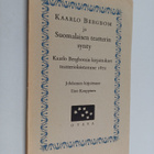Eino Kauppinen ym. : Kaarlo Bergbom ja suomalainen teatte... - pikkukuva 1