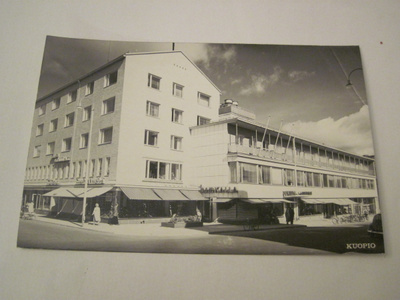 VANHA Postikortti Kuopio 1950-l Alkup.Mallikappale