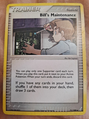 Trainer Bill's Maintenance #71 Pokemon Crystal Guardians