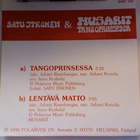 SATU ITKONEN & MUSARIT :: TANGOPRINSESSA :: VINYYLI 7" 1990 - pikkukuva 2