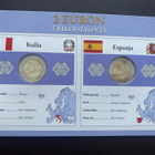 2€ 2015 Italia + Espanja Monetan erikoissarja UNC - pikkukuva 1