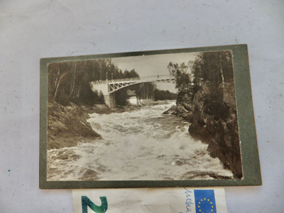 VANHA CDV Visiitti Valokuva Imatra 1911