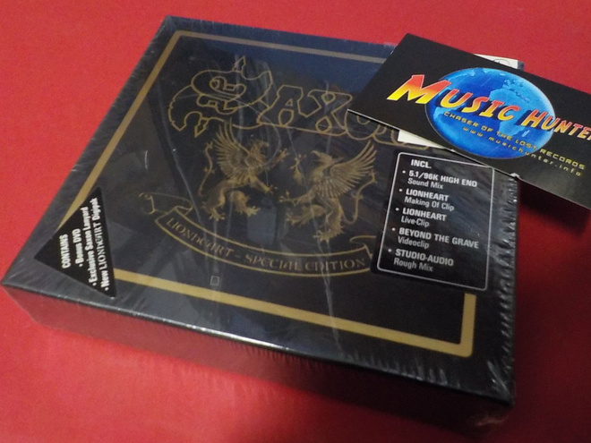 SAXON - LIONHEART SPECIAL EDITION UUSI CD + DVD