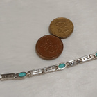 Greek Key, Hopea kaulakoru turkoosi kivi 925 - pikkukuva 4