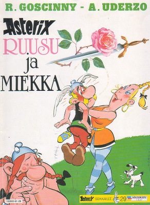Uderzo: Asterix - RUUSU JA MIEKKA (1-painos)