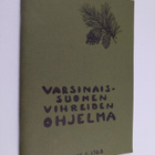 Varsinais-Suomen vihreiden ohjelma : Turku, 24.5.1988 - pikkukuva 1