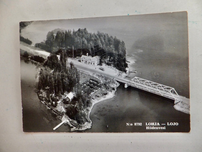VANHA Postikortti Lohja 1950-l Karhumäki